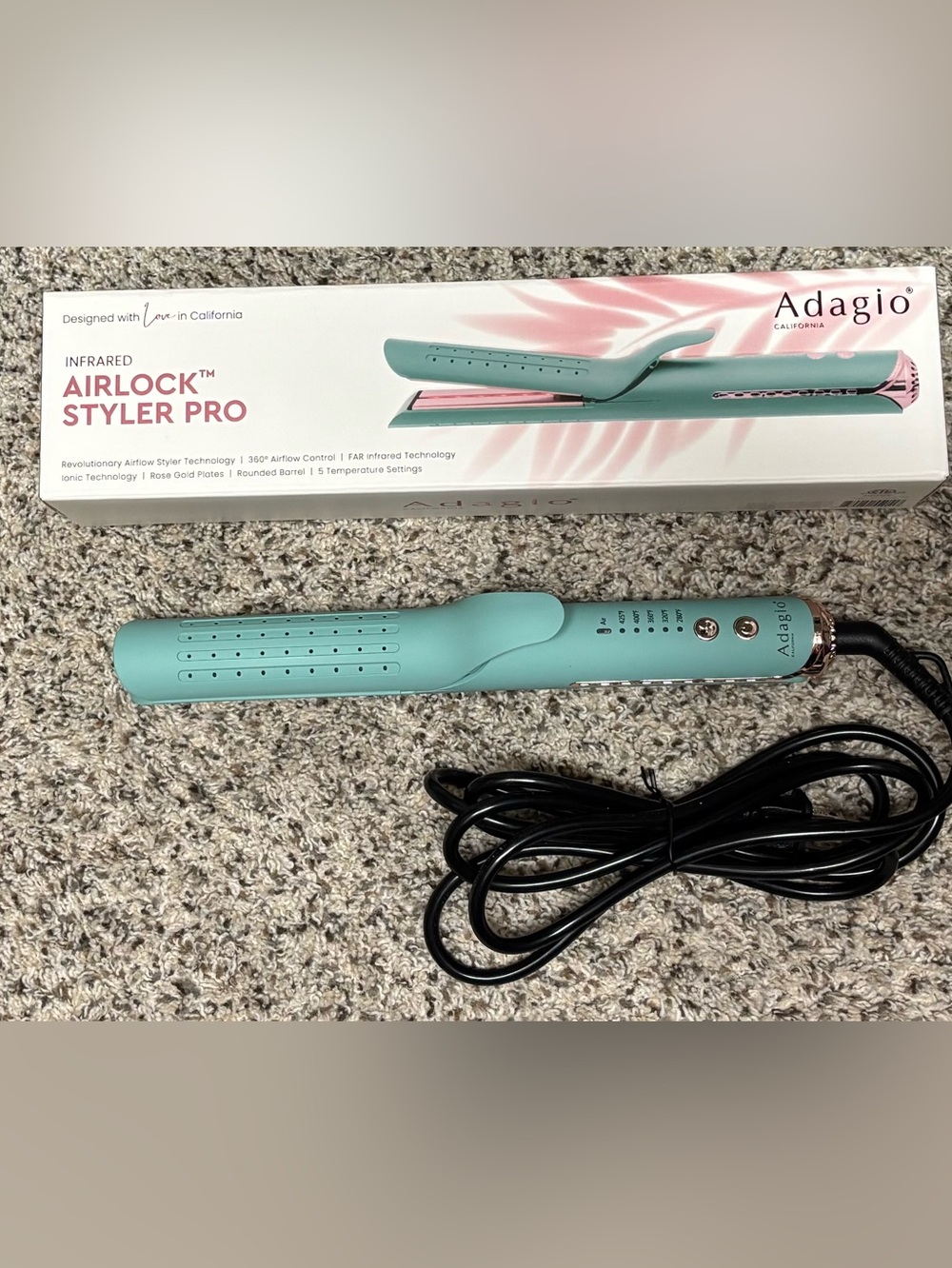 Airlock Styler Pro Hair Straightener - Teal